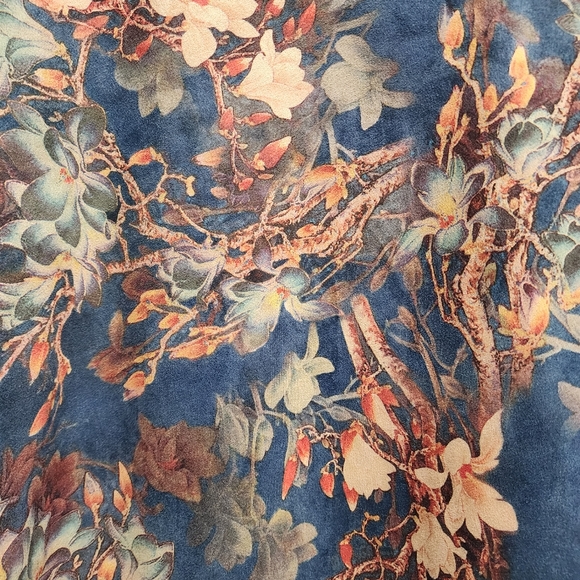 ANTHROPOLOGIE SOLITAIRE Open Front Faux Jacket w/ Pockets L - Picture 6 of 6